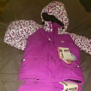 Medium Girls sessions snow suit